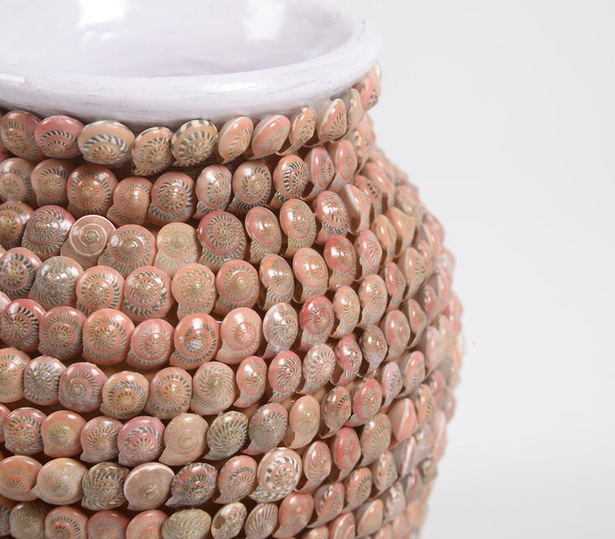 COLOR YOUR SOUL: Outdoor Living: 10 WAYS TO USE YOUR COASTAL PINK SEASHELL VASE - paintyourskin.com