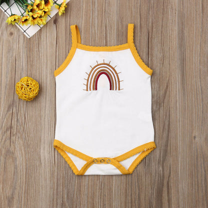 0 24M Newborn Summer Rainbow Onesie | Color Your Soul Kids