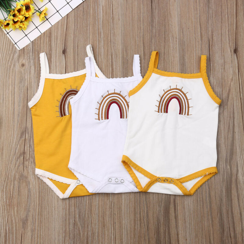 0 24M Newborn Summer Rainbow Onesie | Color Your Soul Kids