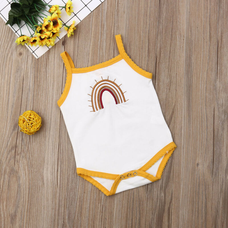 0 24M Newborn Summer Rainbow Onesie | Color Your Soul Kids