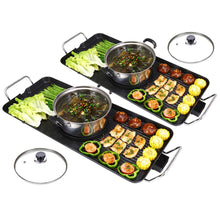 Load image into Gallery viewer, 2X Electric Steamboat Asian Hot Pot Soup Maker Fondue Teppanyaki | Kitchen
