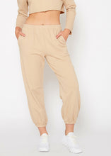 Load image into Gallery viewer, Essential French Terry Sweatpants In Khaki
