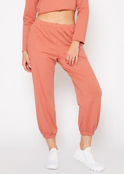 Atlanta French Terry Sweatpants In Rose