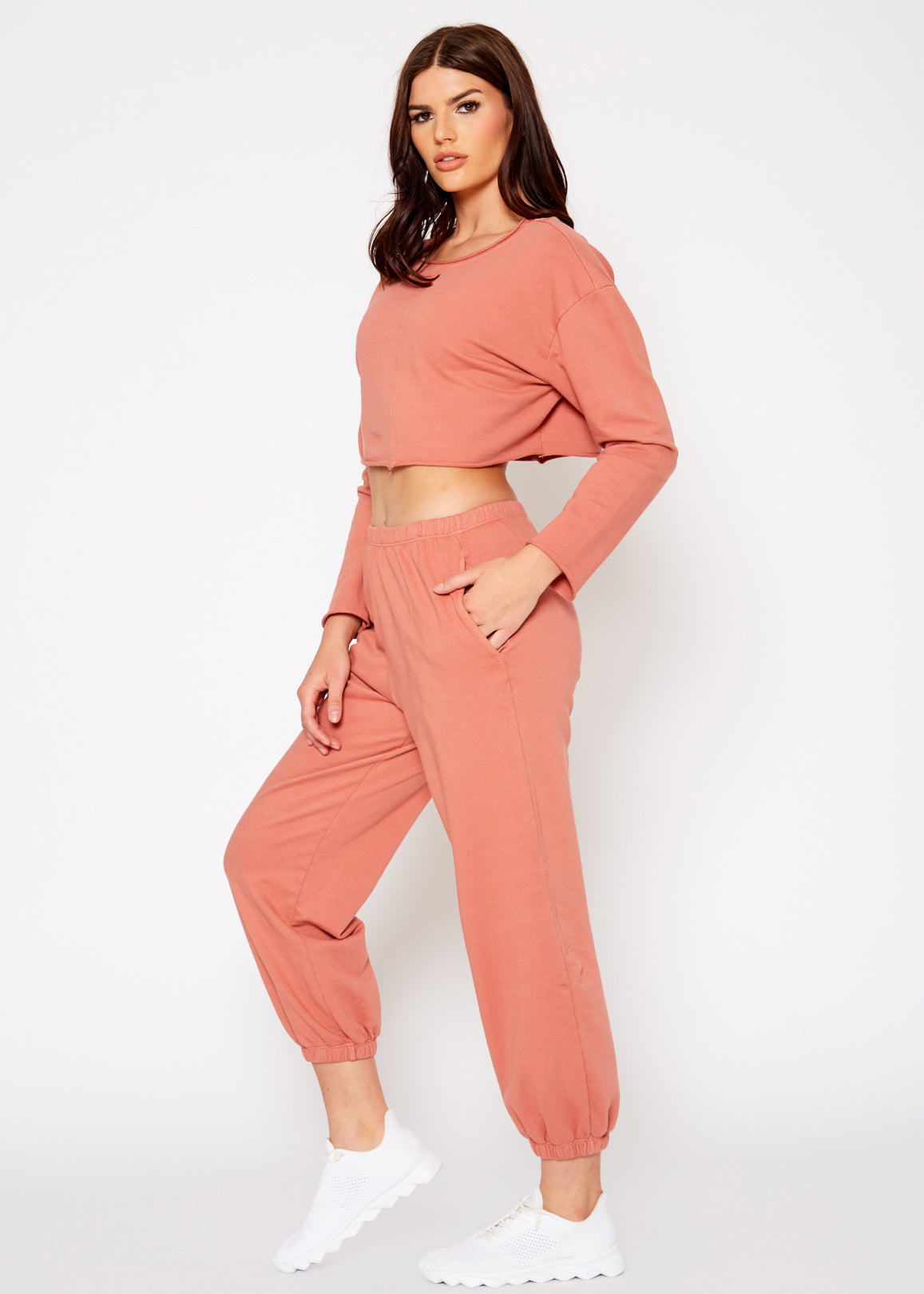 Atlanta French Terry Sweatpants In Rose