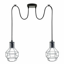 Load image into Gallery viewer, Retro Industrial 2 Way Indoor Ceiling Pendant Chandelier Hanging Light
