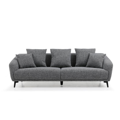 3 Seater Sofa Couch, Modern Fabric Upholstered Sofa | Furniture