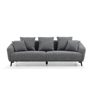 3 Seater Sofa Couch, Modern Fabric Upholstered Sofa | Furniture