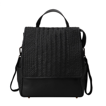 Load image into Gallery viewer, Donna Weaved Leather Diaper Bag
