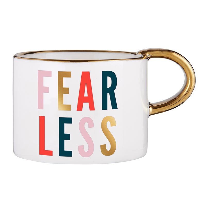 Fearless Mug, Tray and Spoon Set