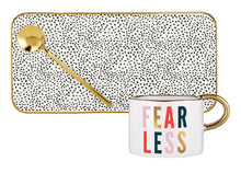 Load image into Gallery viewer, Fearless Mug, Tray and Spoon Set
