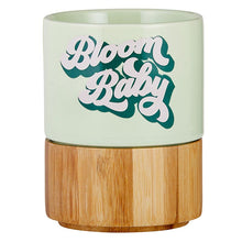 Load image into Gallery viewer, Bloom Baby Petite Ceramic Mug with Bamboo Base
