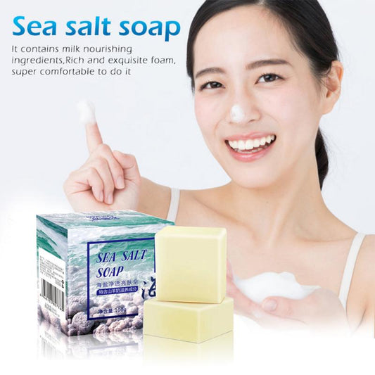 100g Sea Salt Soap Removal Pimple Pore Acne | Pharmacy