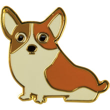 Load image into Gallery viewer, Corgi Wigglebutts Make Me Nuts Enamel Pin On Gift Card
