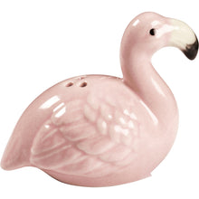 Load image into Gallery viewer, Pink Flamingo Salt &amp; Pepper Set | Stoneware Pink Glazed Shakers
