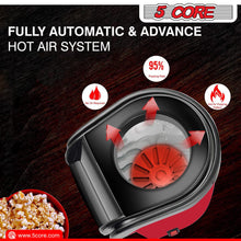 Load image into Gallery viewer, 5 Core Hot Air Popcorn Machine 16 Cup Capacity • Electric Oil-Free | Kitchen
