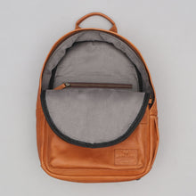 Load image into Gallery viewer, Mini Journey Leather Backpack - Tan | Journey Collection
