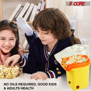 5Core Popcorn Machine Hot Air Electric Popper Kernel Corn Maker Bpa