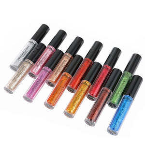 12 Colours High Gloss Glitter Eyeshadow Sexy | Cosmetics