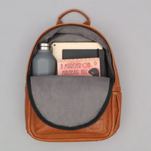 Load image into Gallery viewer, Mini Journey Leather Backpack - Tan | Journey Collection
