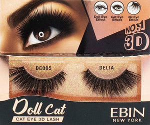 Ebin New York 3D Doll Cat Eyelashes | Pharmacy