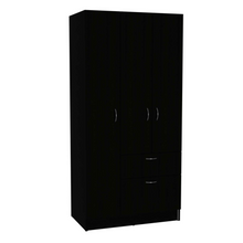 Load image into Gallery viewer, Primavera Armoire, Double Door Cabinets, One Drawer, Metal Rod, Five
