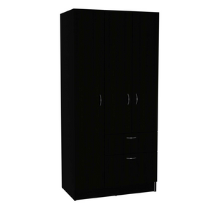 Primavera Armoire, Double Door Cabinets, One Drawer, Metal Rod, Five