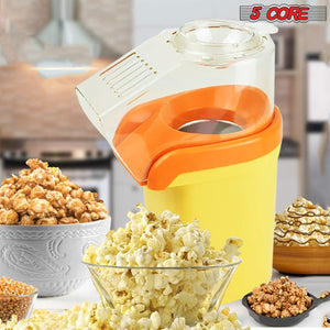 5Core Popcorn Machine Hot Air Electric Popper Kernel Corn Maker Bpa