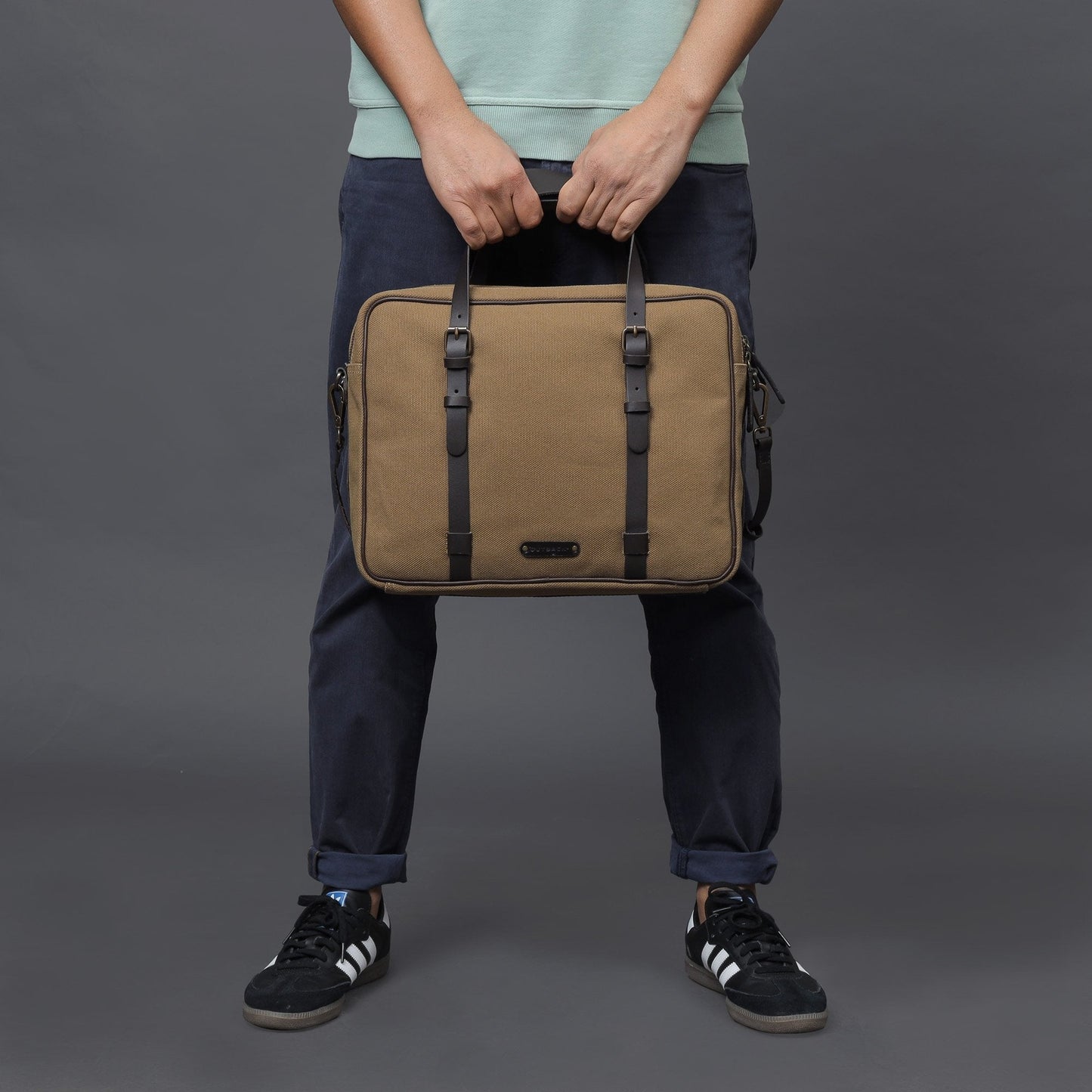 Miami Canvas Briefcase | Miami Collection