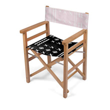 Load image into Gallery viewer, Duality Home, Pink &amp; Black Mudcloth, Outdoor, Director&#39;s Chair
