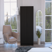 Load image into Gallery viewer, Darwin 180 Armoire, Double Door Cabinets, Metal Rod, One Drawer
