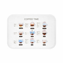 Load image into Gallery viewer, Coffee Time Drinks Bath Mat Home Accents
