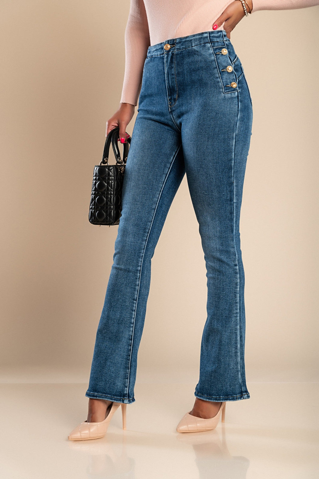 Flared jeans Bera, blue