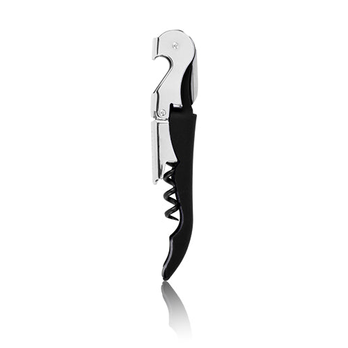 Truetap Soft Touch Black Double Hinged Corkscrew by True | For The Bar