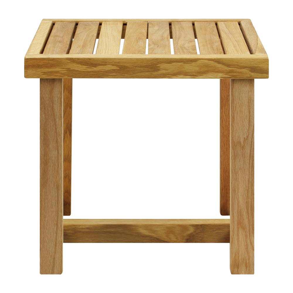 18 Shower Bench with Solid American White Oak | Bathroom