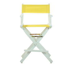 Load image into Gallery viewer, 24 Director&#39;s Chair White Frame-Yellow Canvas | Furniture
