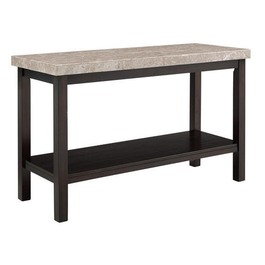 Caleb Sofa Table w/ Marble Top