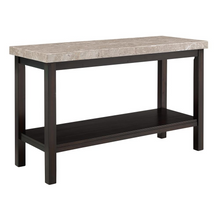 Load image into Gallery viewer, Caleb Sofa Table w/ Marble Top
