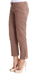 Costume National Brown Cropped Corduroys Pants