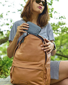 Journey Leather Backpack - Tan | Journey Collection