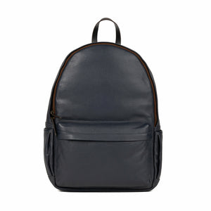 Journey Leather Backpack - Navy | Journey Collection