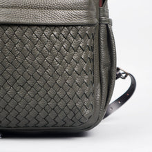 Load image into Gallery viewer, Weaved Journey Leather Backpack - Olive | Journey Collection
