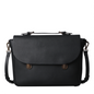 Large London Leather Briefcase - Black | London Collection