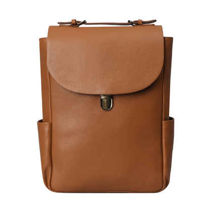 London Leather Backpack - Tan