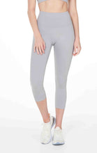 Load image into Gallery viewer, Atlanta Hybrid Cloudlux Capri Leggings High Waist - Stone Grey | Atlanta Collection
