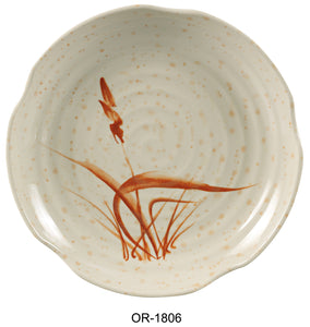 Yanco OR-1806 Orchis Lotus Shape Plate