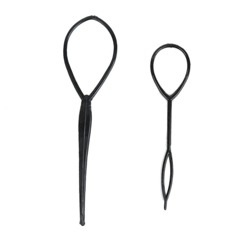 2 Pcs / Set Ponytail Creator Plastic Loop Styling | Hair Care