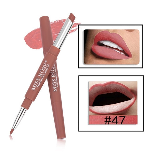 20 Color 2 IN 1 Lip Makeup Lipstick Pencil | Cosmetics