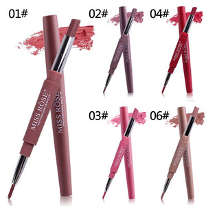 20 Color 2 IN 1 Lip Makeup Lipstick Pencil | Cosmetics