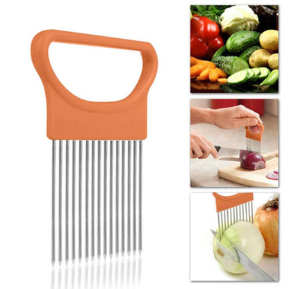 2019 New Kitchen Gadgets Onion Slicer Tomato Vegetables Safe Fork | Kitchen