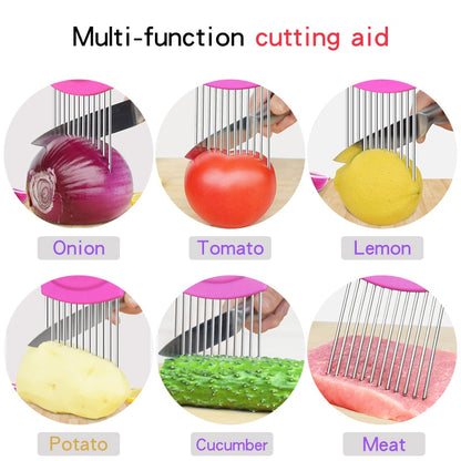 2019 New Kitchen Gadgets Onion Slicer Tomato Vegetables Safe Fork | Kitchen